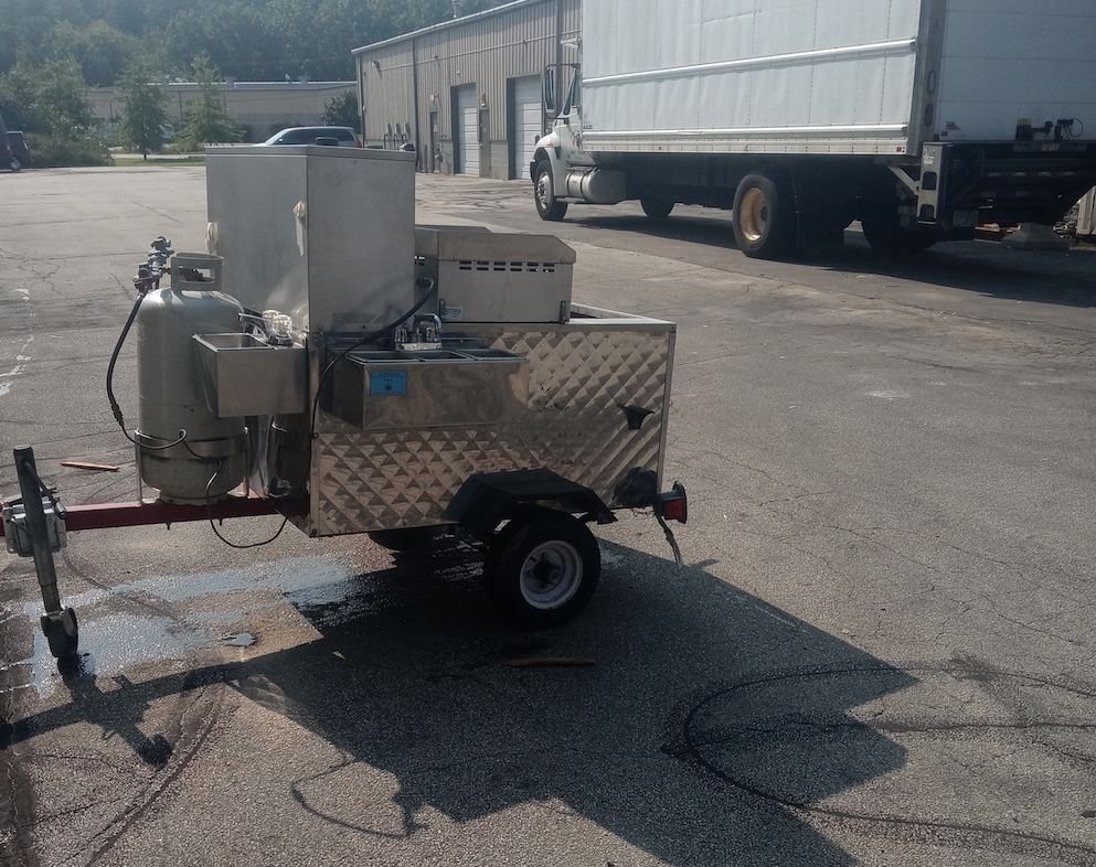 Silver Hot dog cart - Image 2