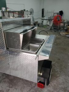 DELUXE HOT DOG / FOOD CART HOT DOG UNIVERSITY MODEL